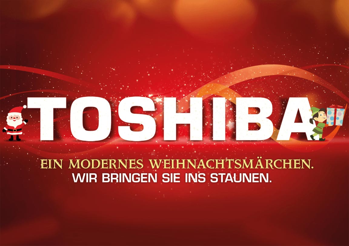 Toshiba Weihnachten Titelseite